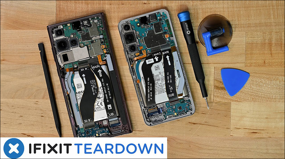 iFixit 拆解三星 Galaxy S22 系列：評價是維修噩夢，可修復評價僅 3 分 - 電腦王阿達