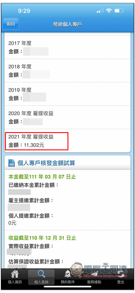 去年新制勞退基金賺超過 2836 億，教你查詢自己分紅多少、實際領多少錢 - 電腦王阿達