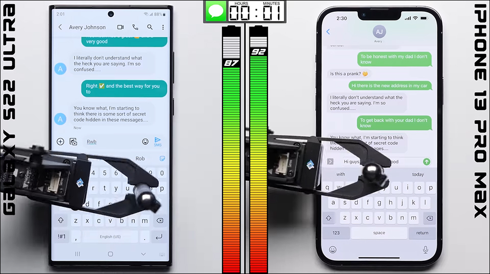 三星 Galaxy S22 Ultra vs iPhone 13 Pro Max 電池續航 PK - 電腦王阿達