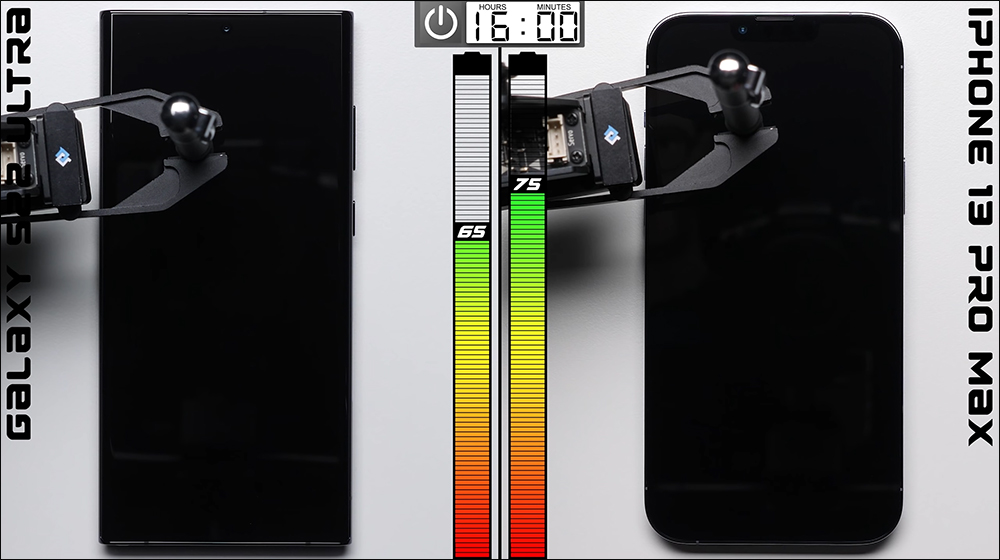 三星 Galaxy S22 Ultra vs iPhone 13 Pro Max 電池續航 PK - 電腦王阿達