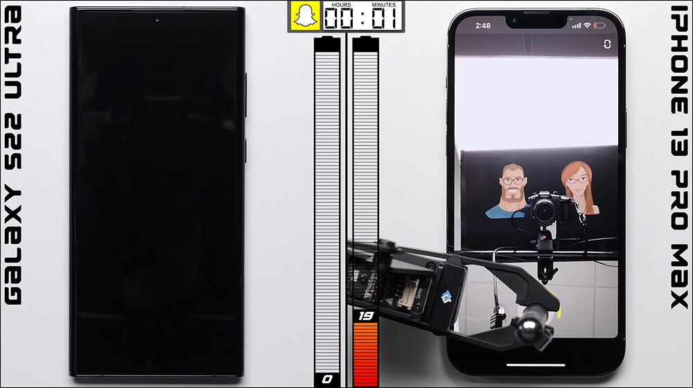 三星 Galaxy S22 Ultra vs iPhone 13 Pro Max 電池續航 PK - 電腦王阿達