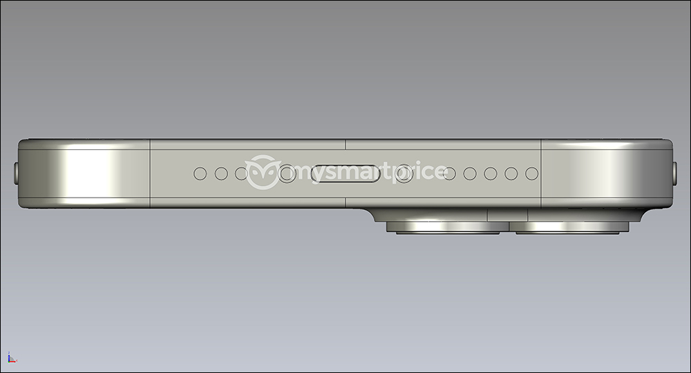 外媒釋出 iPhone 14 Pro 和 iPhone 14 的 CAD 渲染圖， 14 Pro 採用「驚嘆號」打孔螢幕與大尺寸主相機 - 電腦王阿達