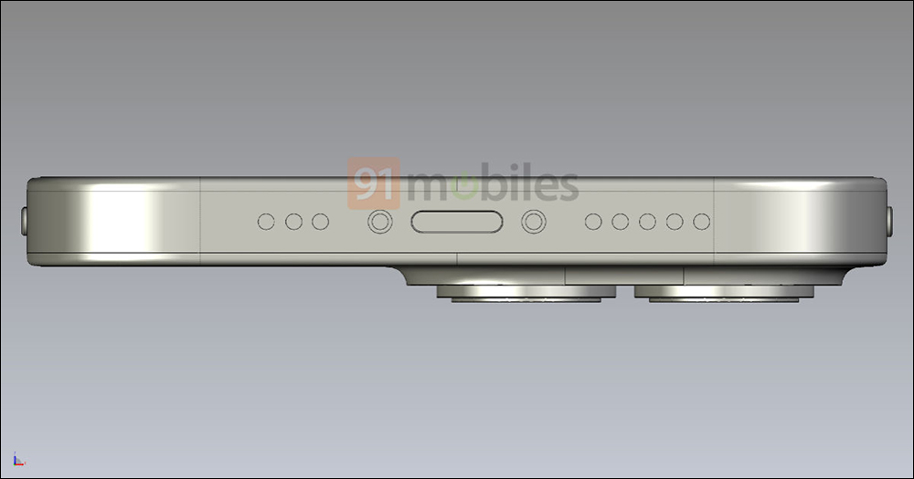 外媒釋出 iPhone 14 Pro 和 iPhone 14 的 CAD 渲染圖， 14 Pro 採用「驚嘆號」打孔螢幕與大尺寸主相機 - 電腦王阿達