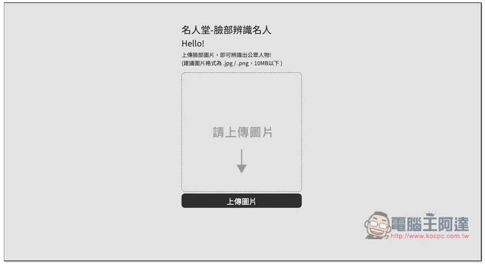 名人堂-臉部辨識名人工具，上傳照片就能知道他 / 她的名字 - 電腦王阿達
