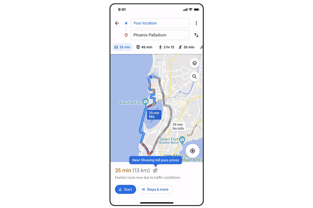 Google Maps 更新大幅增加導航資訊，連過路費都可以幫忙算了 - 電腦王阿達