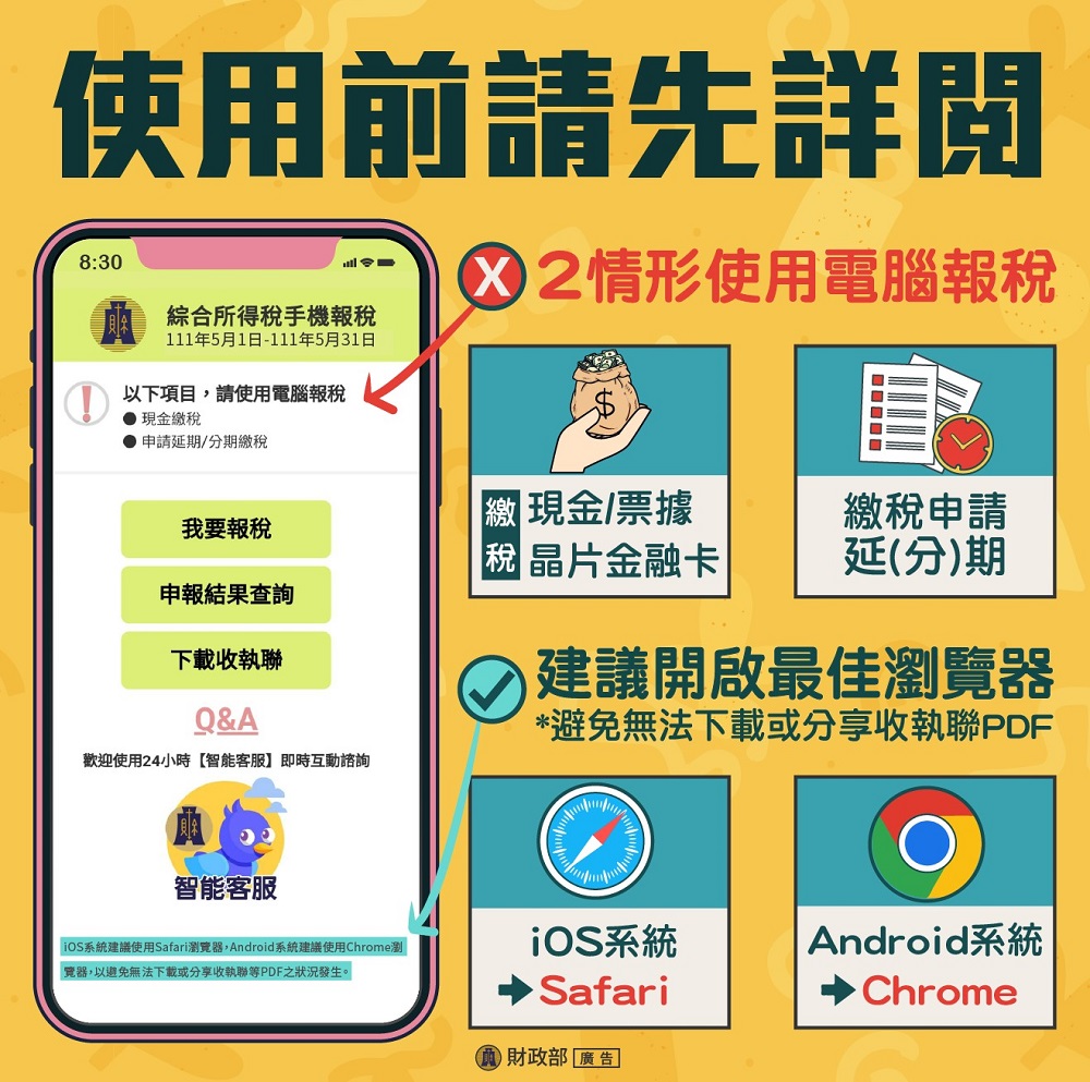 財政部推出「手機報稅2.0」資料可修改且新增行動支付及電子支付帳戶繳稅 - 電腦王阿達