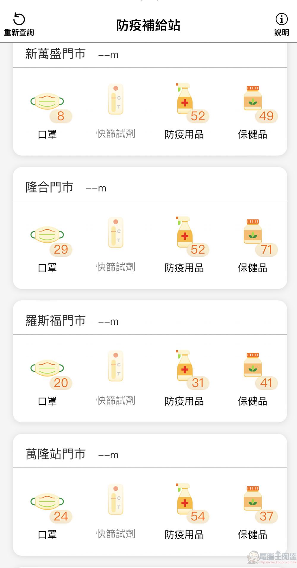 OPEN POINT APP增加「防疫補給站」專區 可快速查找門市防疫用品庫存 - 電腦王阿達