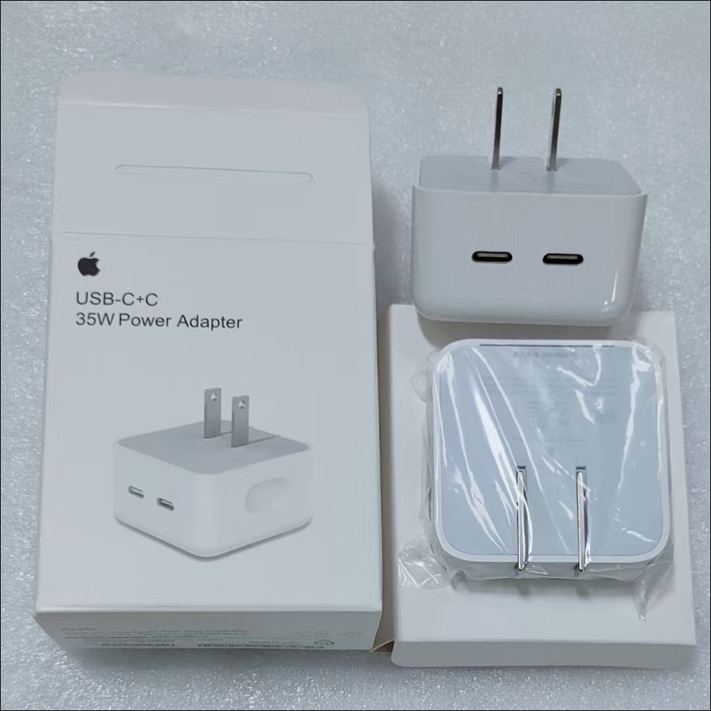 Apple 35W 雙 USB-C 充電器尚未推出，網路已流出大量山寨版產品照片（同場加映： iPhone 14 系列第三方保護殼曝光） - 電腦王阿達