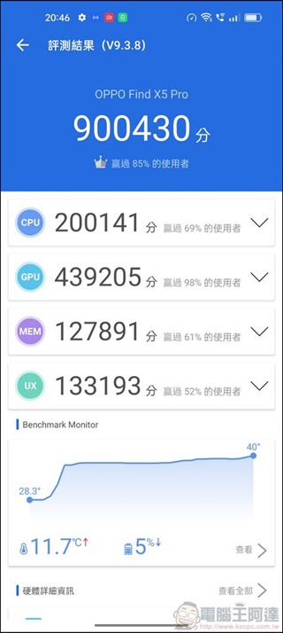 OPPO Find X5 Pro 5G 效能 - 09