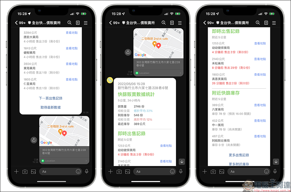 「全台快篩低價販賣所」 LINE 機器人：全台最新快篩試劑庫存，還能預測開賣時間！ - 電腦王阿達