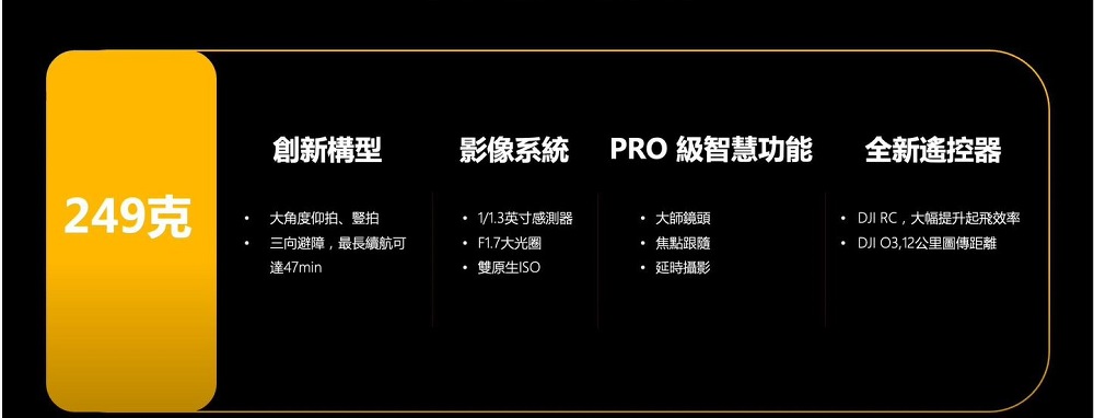 DJI Mini 3 Pro正式公開 推出3種版本售價19390元起 - 電腦王阿達