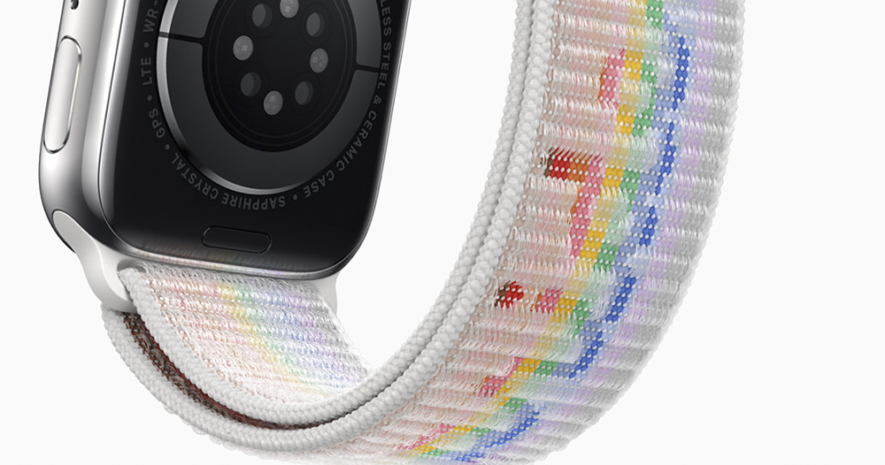 融入「pride」字樣！Apple Watch 新款彩虹版錶帶登場 - 電腦王阿達