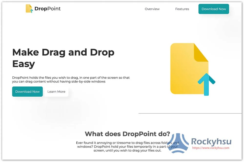 DropPoint 把檔案暫存在視窗中，讓 Mac 更容易複製檔案至其他路徑的免費工具 - 電腦王阿達