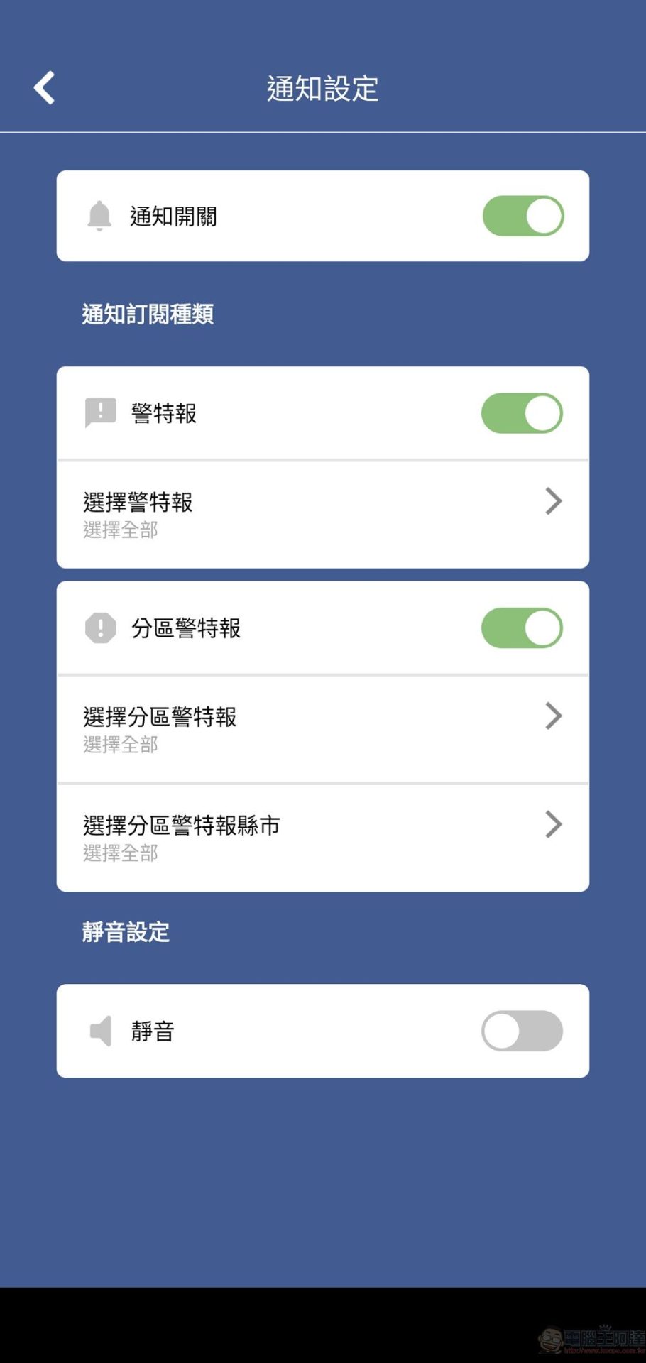 「中央氣象局W - 生活氣象」app 可透過小工具快速取得現時與預測天氣 - 電腦王阿達