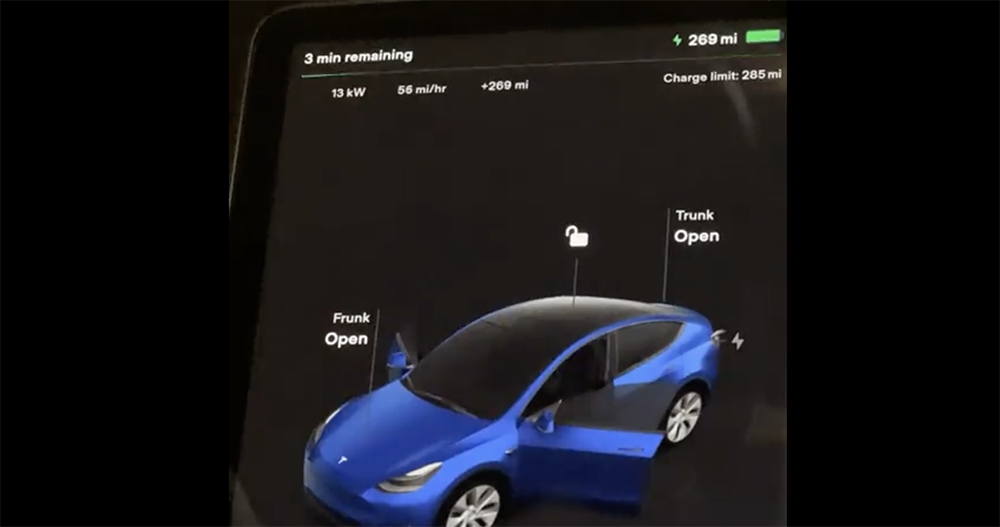 有人拿 4680 版 Model Y 做充電極限測試：0% 加速不受限，充到 97% 僅花 52 分鐘 - 電腦王阿達