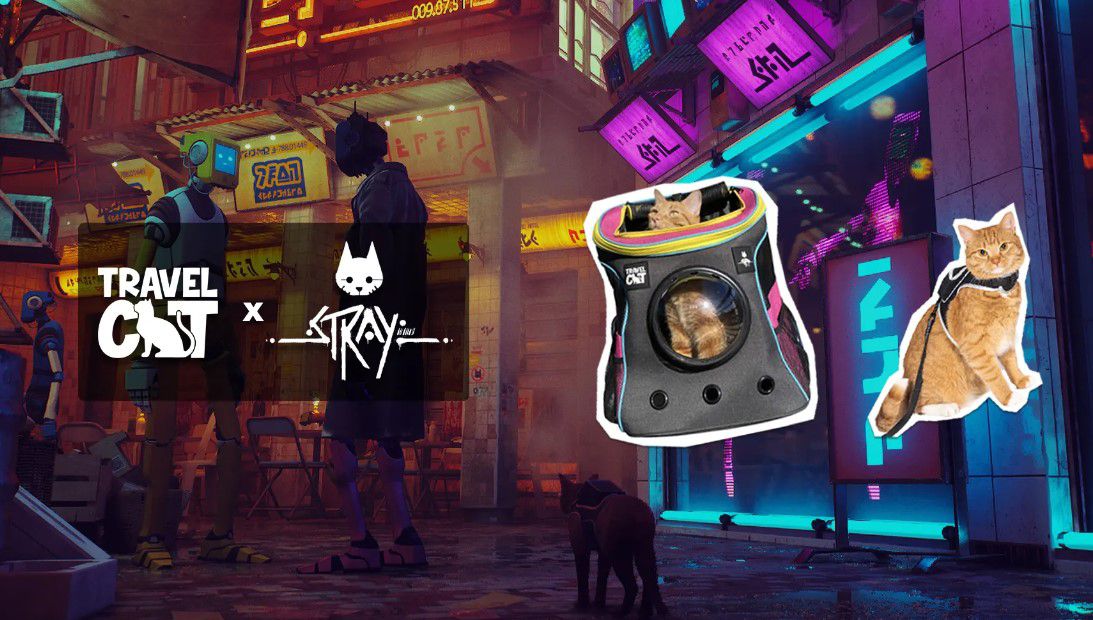 浪貓冒險遊戲《Stray》與寵物用品公司合作打造獨家後背包與胸背袋 - 電腦王阿達