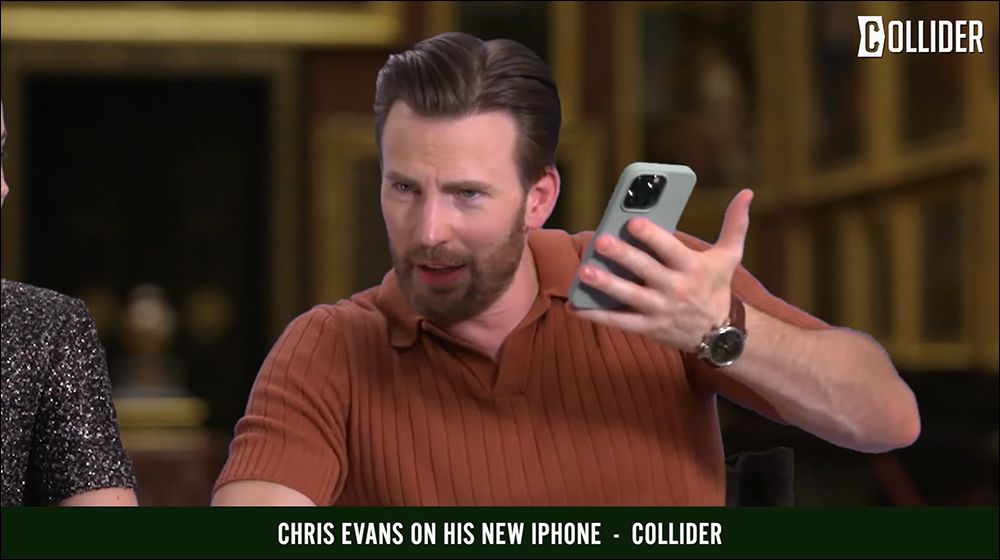 換了新 iPhone 的美國隊長 Chris Evans 表示：想念 Home 鍵、新的 iPhone 太重了 - 電腦王阿達