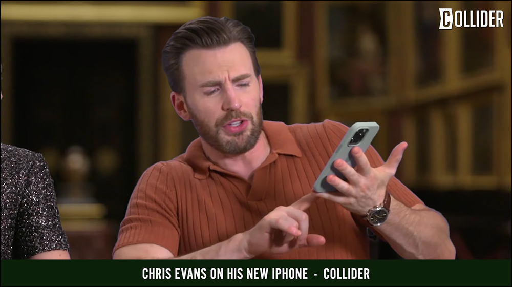 換了新 iPhone 的美國隊長 Chris Evans 表示：想念 Home 鍵、新的 iPhone 太重了 - 電腦王阿達