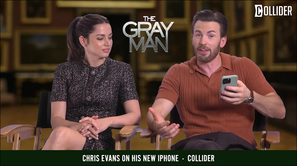 換了新 iPhone 的美國隊長 Chris Evans 表示：想念 Home 鍵、新的 iPhone 太重了 - 電腦王阿達