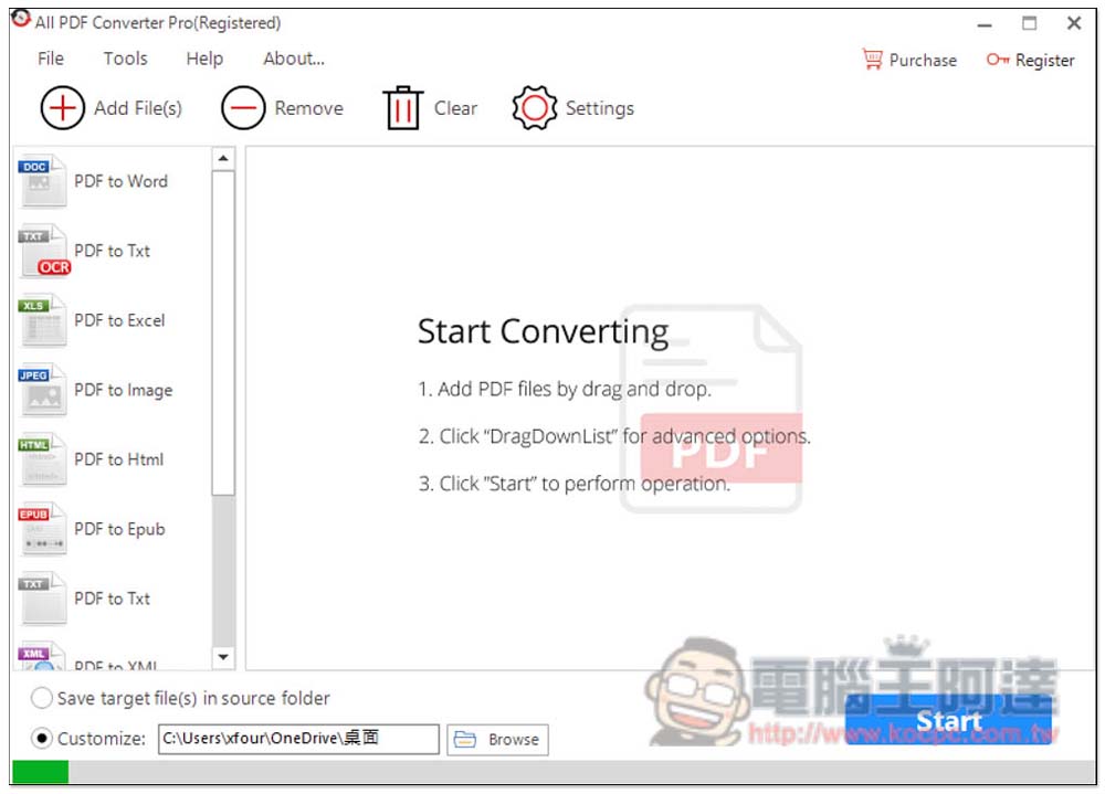 終身序號限免！All PDF Converter 提供 PDF 轉檔多種格式的專業軟體 - 電腦王阿達