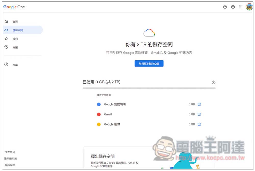 一年不到 500 台幣！教你訂閱土耳其 Google One 2TB 方案（免 VPN） - 電腦王阿達