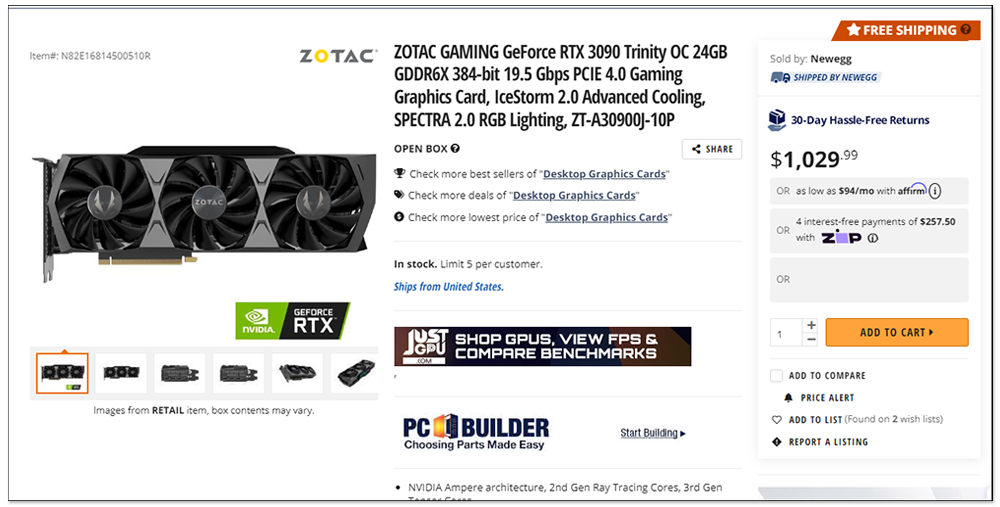 國外高階 RTX 30 系列顯卡持續跌價，RTX 3080 Ti 十天就便宜了 200 美金 - 電腦王阿達