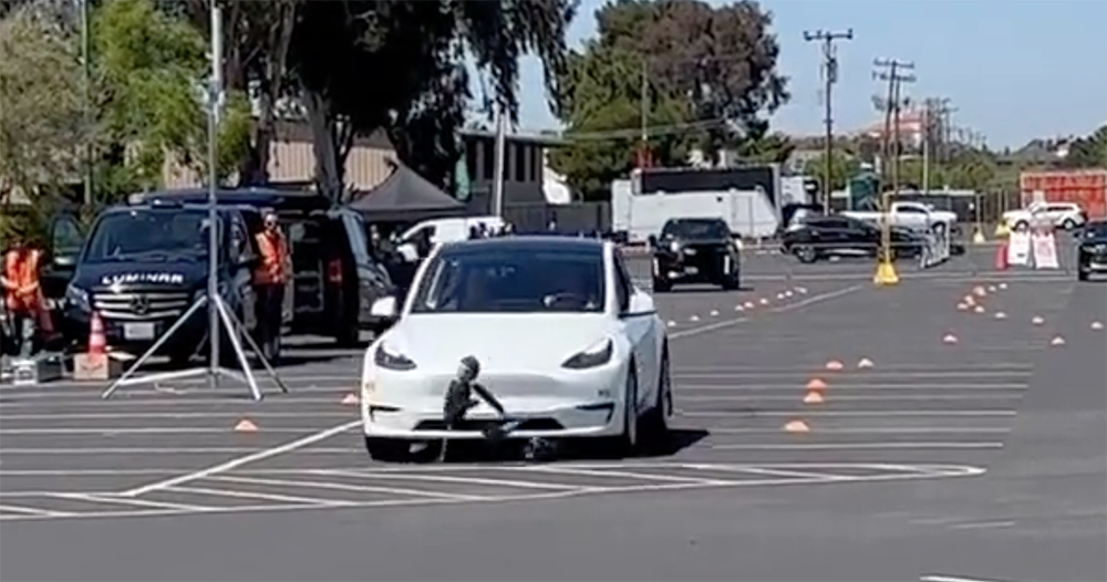 Tesla Model Y 與 Lexus PK 自動緊急煞停