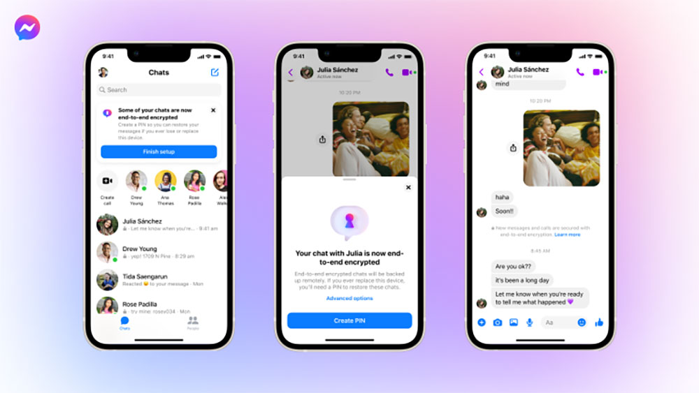 Facebook 開始測試 Messenger 預設對話端對端加密 - 電腦王阿達