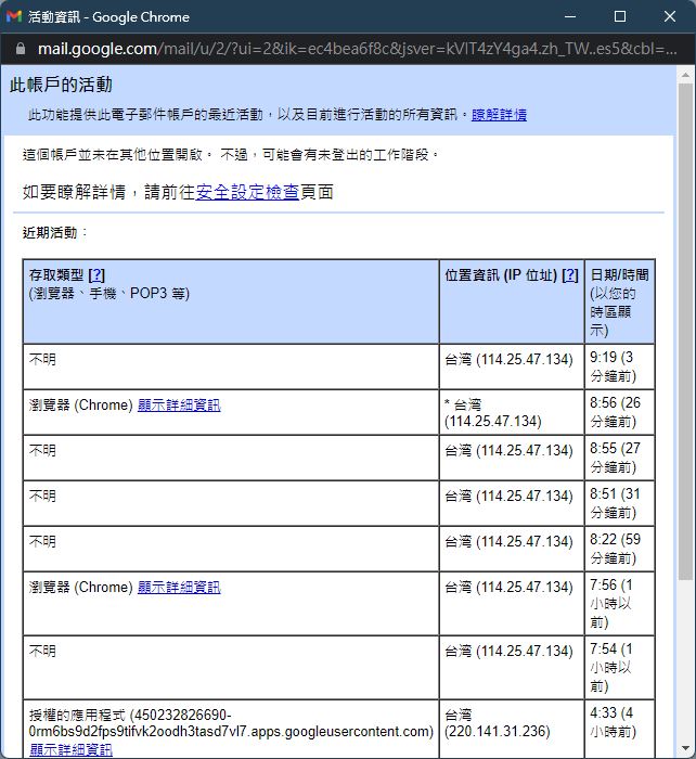 好像有人偷看你的信件？教你如何查看 Gmail 登入與使用記錄（網頁版/行動版） - 電腦王阿達