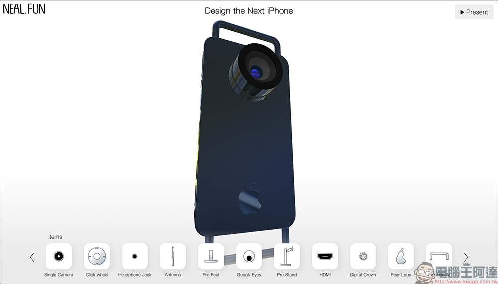 外國網友開發客製化「下一款 iPhone」趣味網站，讓大家能自己設計獨一無二的專屬手機 - 電腦王阿達