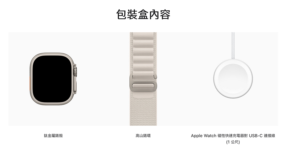 Apple Watch Ultra 不為人知的小彩蛋：新的編織快充線隨附於盒裝中 - 電腦王阿達