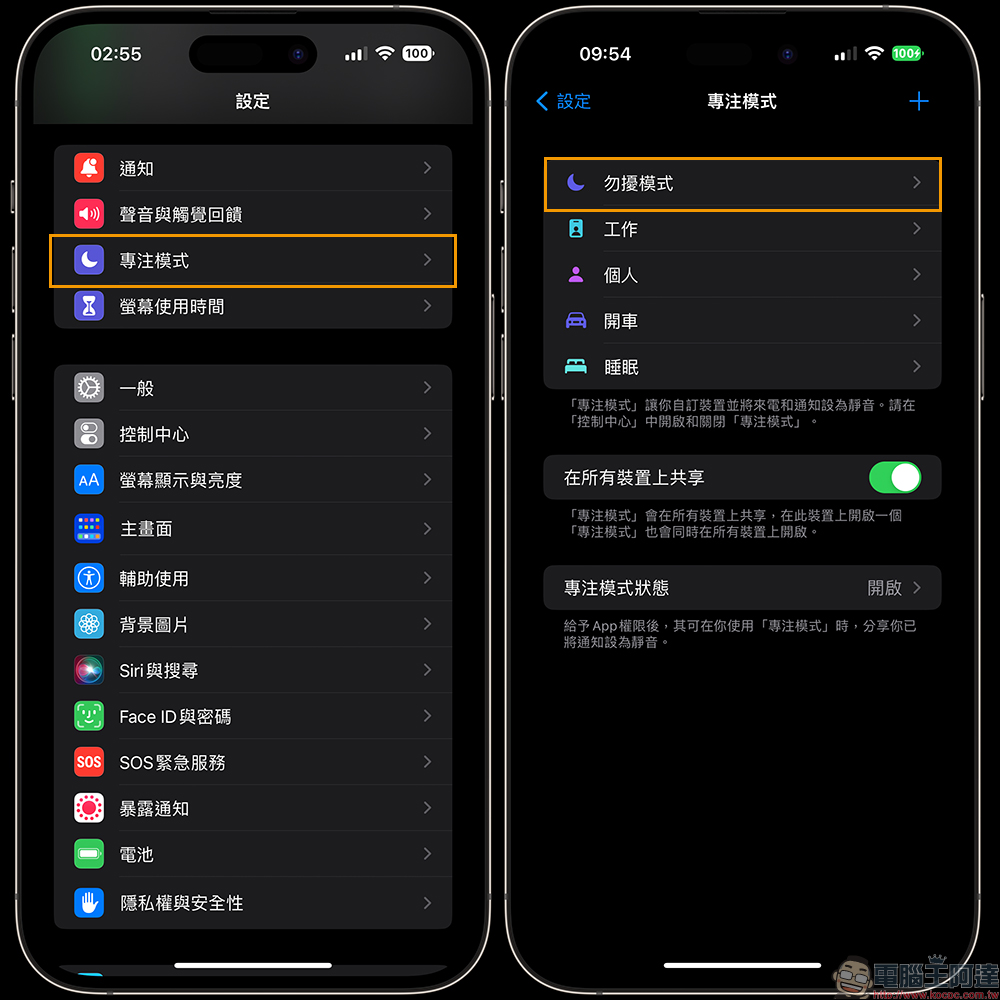 iPhone 14 Pro 與 iPhone 14 Pro Max 啟用「黑白永遠顯示」隱藏小技巧（教學） - 電腦王阿達