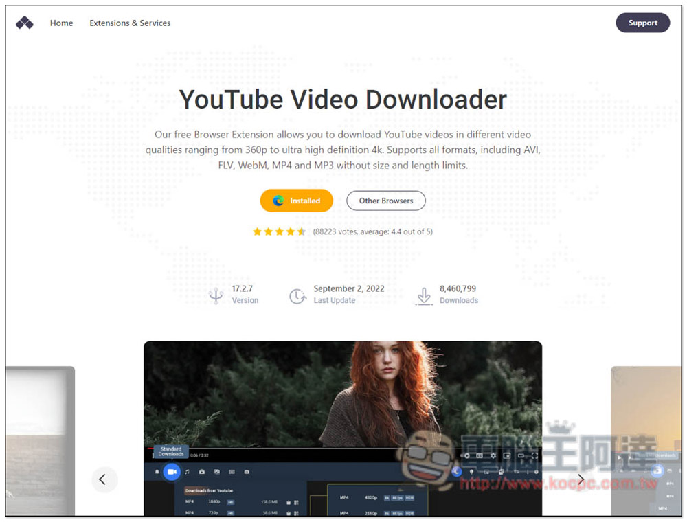 YouTube Video Downloader 可一鍵下載 YouTube 影片、音樂、字幕的免費擴充功能 - 電腦王阿達