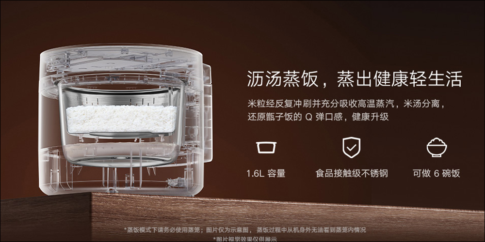 小米推出米家透明蒸氣電子鍋 4L：蒸煮鮮燉，美味輕鬆「看見」 - 電腦王阿達