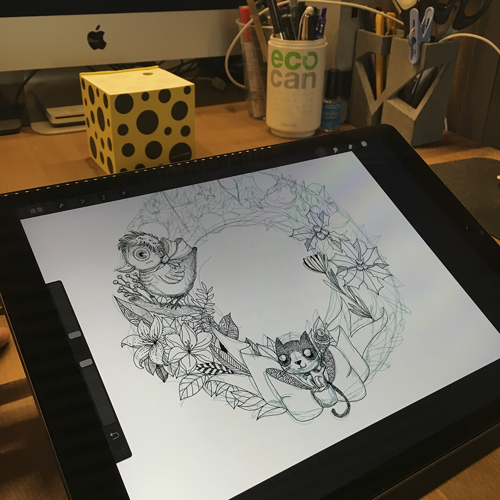 以 Apple Pencil 透視空間，插畫家 Ker Ker 將理性的建築透視圖「轉畫」為奇幻的故事繪本（訪談） - 電腦王阿達