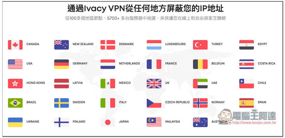 VPN 每月僅 1 美金！讓你觀看至少 7 國的 Netflix 隱藏影片，隱藏你的上網行蹤 - 電腦王阿達