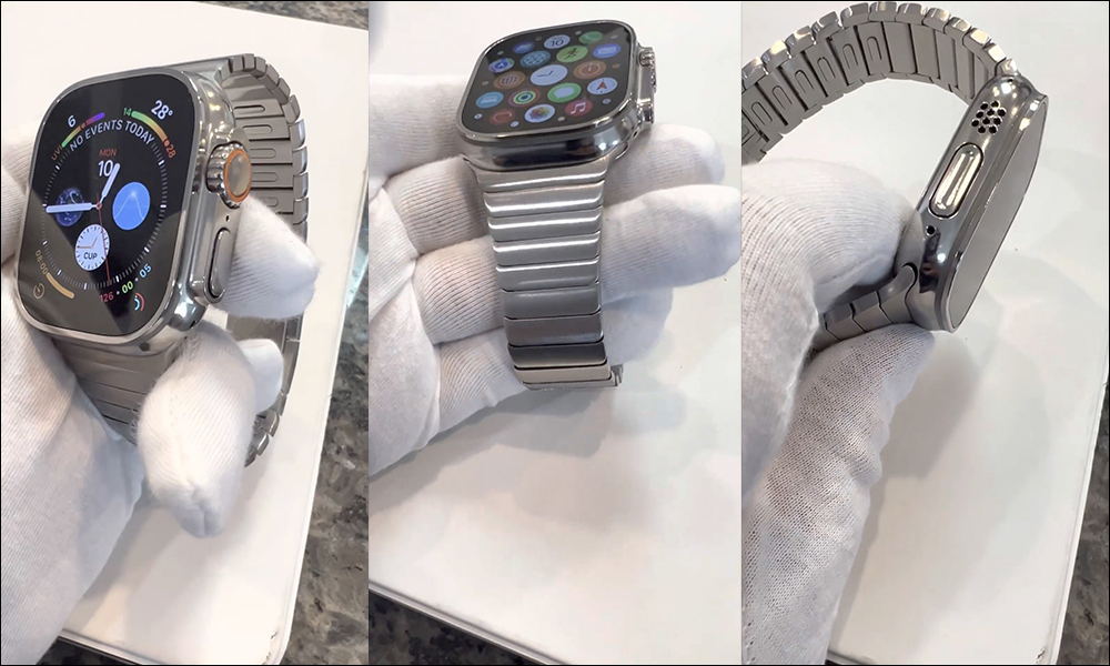 Apple Watch Ultra 的霧面鈦金屬錶殼不喜歡？國外有人成功將它拋成鏡面 - 電腦王阿達