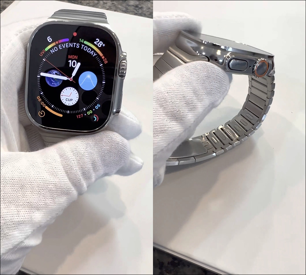 Apple Watch Ultra 的霧面鈦金屬錶殼不喜歡？國外有人成功將它拋成鏡面 - 電腦王阿達