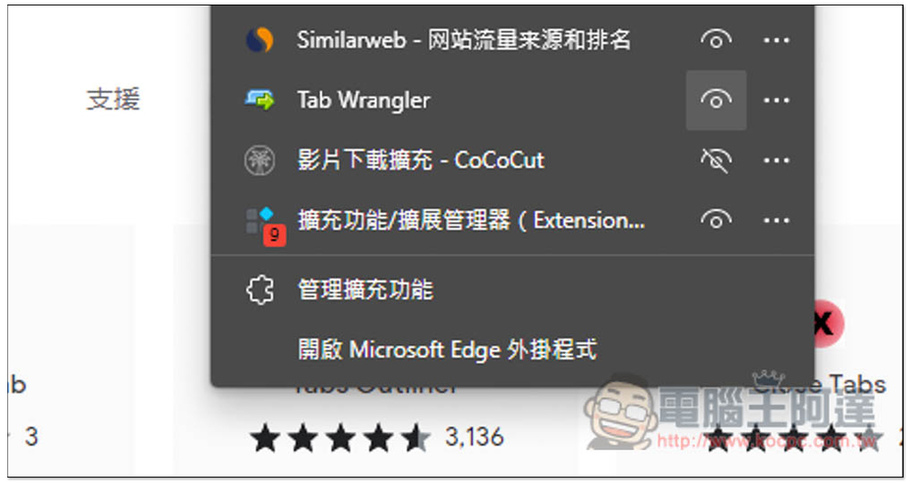 Tab Wrangler 自動關閉 "閒置網頁" 的分頁，並提供記錄功能讓你快速找回 - 電腦王阿達