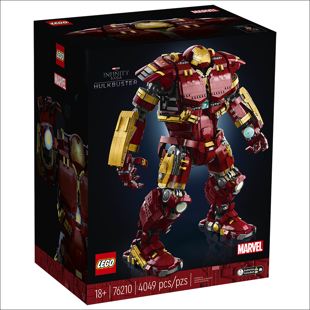 樂高 LEGO 正式推出全新 Marvel「浩克毀滅者」積木模型，由 4,049 塊積木組成、身長 52 公分 - 電腦王阿達