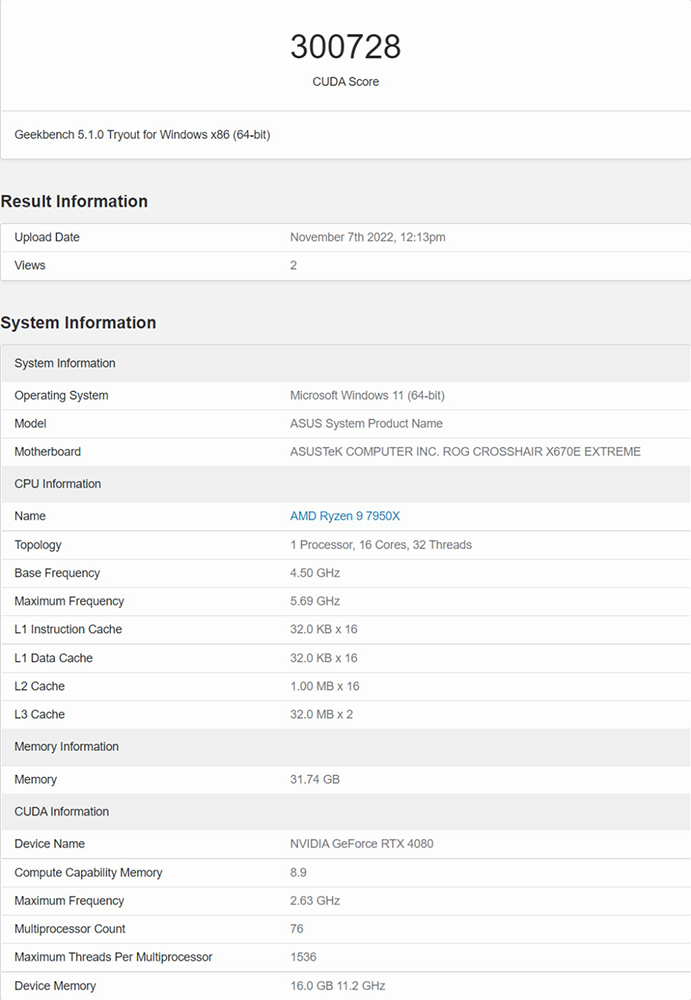 NVIDIA GeForce RTX 4080 的 Geekbench 跑分現身，OpenCL 比 RTX 4090 慢 32% - 電腦王阿達