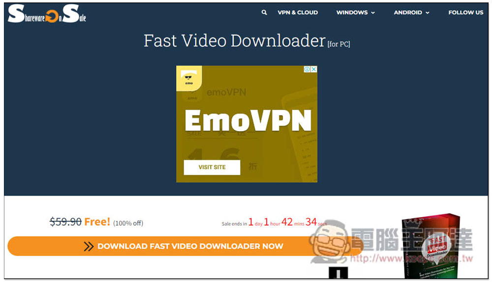 超強 Windows 全能影音下載軟體 Fast Video Downloader 限免！最高支援 8K 畫質，還內建螢幕錄影功能 - 電腦王阿達