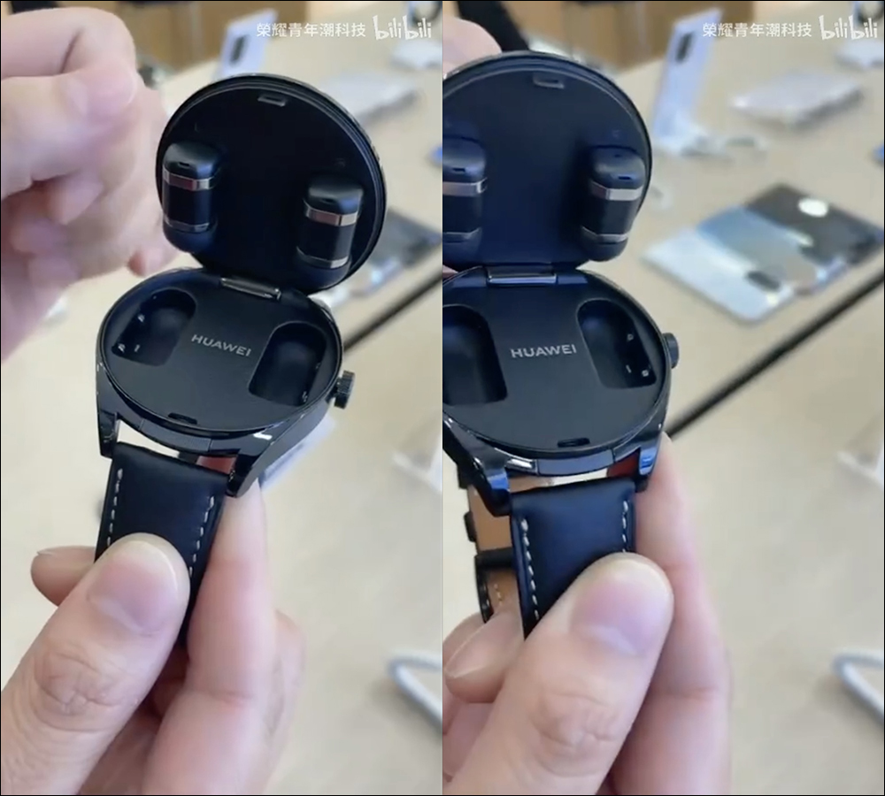 HUAWEI WATCH Buds 智慧手錶真機提前曝光！手錶內藏著一對藍牙耳機 - 電腦王阿達