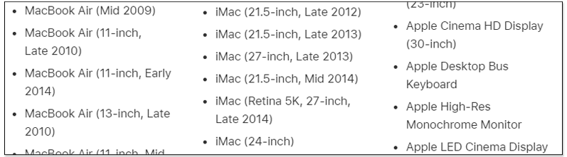 Apple 宣布 4 款 iMac 正式停產並不提供硬體維修服務，Apple Watch Series 2 也列為過時產品 - 電腦王阿達