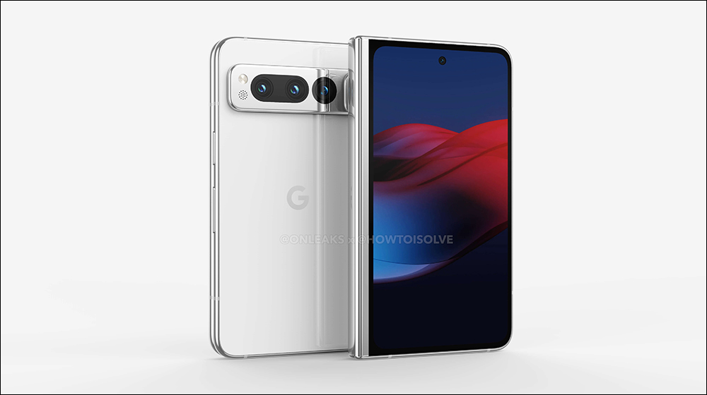 Google Pixel Fold 摺疊手機外觀渲染圖再次曝光！將搭載 Google Tensor G2 晶片並配備 12GB RAM - 電腦王阿達