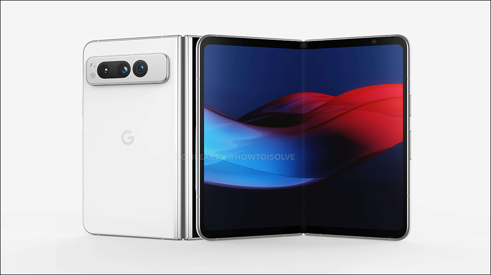 Google Pixel Fold 摺疊手機外觀渲染圖再次曝光！將搭載 Google Tensor G2 晶片並配備 12GB RAM - 電腦王阿達