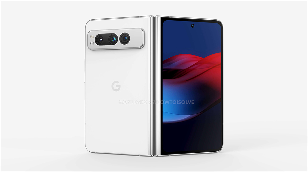 Google Pixel Fold 摺疊手機外觀渲染圖再次曝光！將搭載 Google Tensor G2 晶片並配備 12GB RAM - 電腦王阿達