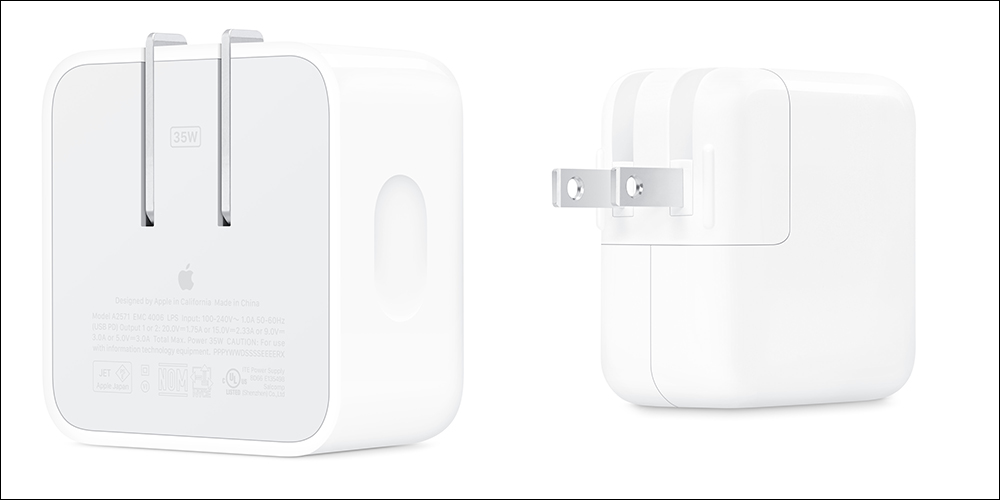 Apple 兩款 35W 雙 USB-C 充電器只差在外觀設計？充電性能實測與選購建議看這篇 - 電腦王阿達