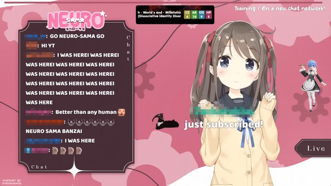 純 AI 驅動的 VTuber 被聊天室的觀眾帶壞，最終因「仇恨言論」而遭 Twitch 停權兩週 - 電腦王阿達