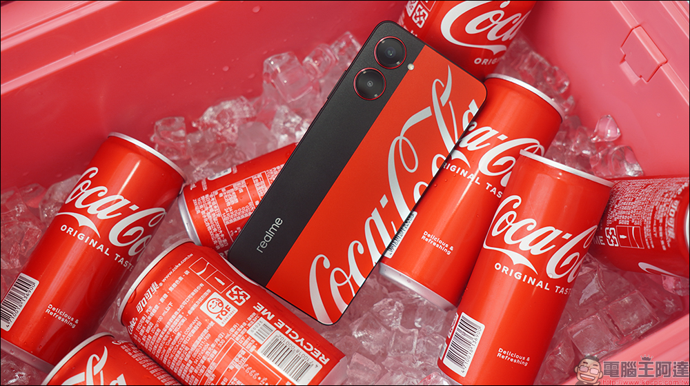 最受歡迎快樂水！realme 10 Pro 可口可樂聯名限定版 Coca-Cola Edition 動眼看， realmeow 限定公仔同步亮相！ - 電腦王阿達